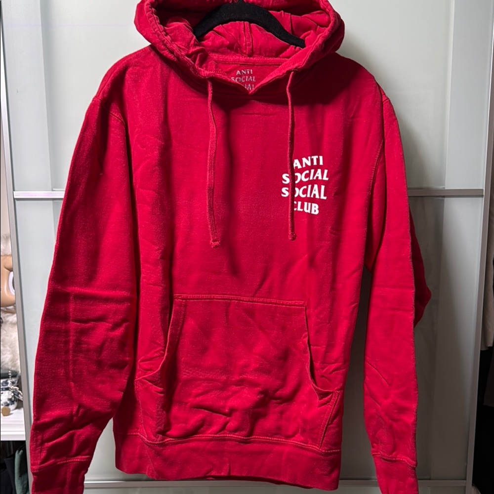 Anti Social Social Club Red Hoodie
